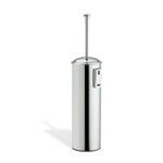 StilHaus SM039M-08 Toilet Brush Holder, Chrome, Wall Mounted, Brass